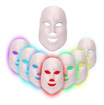 Máscara Led 7 Cores Uso Facial Fototerapia Bivolt