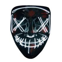 Máscara LED Luminous El Cold Light Latex para festa de carro de Halloween Máscara LED Luminous El Cold Light Latex para festa de carro de Halloween