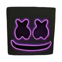 Máscara LED Marshmello Para DJ, Respirável, Acessórios Para Festas De Halloween, Capacete De Cosplay