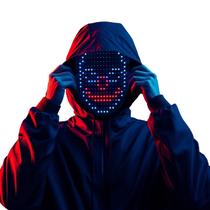 Máscara LED mofyshine com sensor de gestos 50 padrões