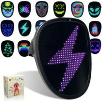 Máscara LED MOYACA Kids com Sensor de Gestos - Ideal para o Halloween