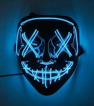 Mascara LED Neon Balada Carnaval Halloween Festa - NeonMask