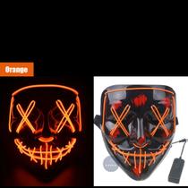 Mascara Led Neon Festa Balada Rave Halloween Cosplay assust - K R