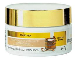 Máscara Leite de Cabra Naturrê Nutrição Intensa recuperação Máscara Leite de Cabra Naturrê Nutrição Intensa recuperação