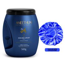 Máscara Linha A Aneethun Brilho Nutre 500g +Touca Antifrizz Máscara Linha A Aneethun Brilho Nutre 500g +Touca Antifrizz