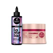 Máscara Líquida Haskell Lamelar + Máscara Queratina 300g Máscara Líquida Haskell Lamelar + Máscara Queratina 300g