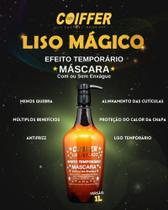 Máscara Liso Mágico Temporário Coiffer Profissional 1L Máscara Liso Mágico Temporário Coiffer Profissional 1L