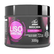 Máscara Liso Obrigatório 300g - Reparação, nutrição e hidratação Brilho intenso, 10x mais reparação