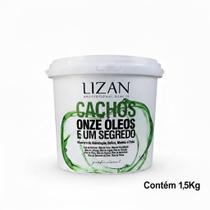 Máscara Lizan Cachos 11 Óleos e 1 Segredo O Poder da Natureza para Seus Cachos