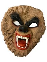 Mascara Lobisomem Raivoso Lobo Terror Fantasia de látex