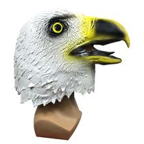 Máscara Lovely Eagle Hood Party Cosplay, capa suspensa de látex