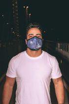 Máscara Lurk 108 Camuflado Azul Proteção Tecido