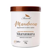 Máscara Mandioca Aramath 1Kg antiqueda profissional lavatório cabelos fracos fragilizados lavatorio