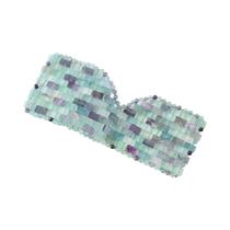 Máscara Massageadora De Olhos De Quartzo Rosa E Jade, Massageador Facial Natural Para Dormir, - Hdeshi