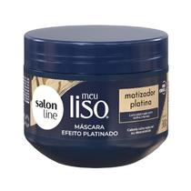 Máscara Matizador Meu Liso Platina Loiro Salon Line 300g Máscara Matizador Meu Liso Platina Loiro Salon Line 300g