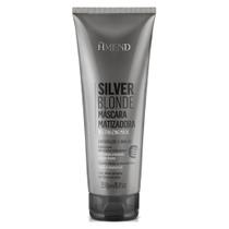 Máscara Matizadora Antialaranjados Amend Silver Blonde 250g - Loiro Tom Fio