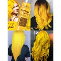 Máscara matizadora capilar tonalizante Amarelo Yellow veggue 500 ml Máscara matizadora capilar tonalizante Amarelo Yellow veggue 500 ml
