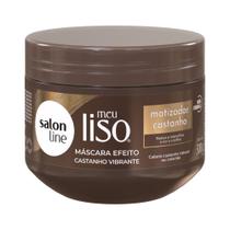 Máscara Matizadora Castanho Meu Liso Salon Line 300g