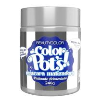 Máscara Matizadora Color Potnulls Platinado Acinzentado 240g - Beauty Color Máscara Matizadora Color Potnulls Platinado Acinzentado 240g - Beauty Color