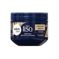 Máscara Matizadora Efeito Platinado Meu Liso Salon Line 300g