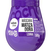 Máscara Matizadora Loira Salon Line Todecacho Roxa 500g Máscara Matizadora Loira Salon Line Todecacho Roxa 500g