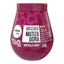 Máscara Matizadora Marsala Roxo 500g Salon Line