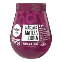 Máscara Matizadora Marsala Roxo Salon Line 500g Todecacho