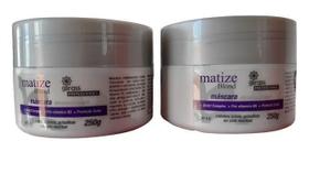 Máscara Matizadora Matize Blond Girass 250g 02 unidades