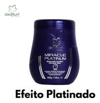 Máscara Matizadora Miracle Platinum 500g - Clorofitum