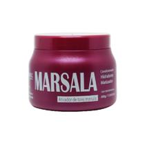 Máscara Matizadora para cabelos cor Vinho Marsala Mairibel 500g