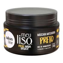 Máscara Matizadora Preto Meu Liso 300g - Salon Line