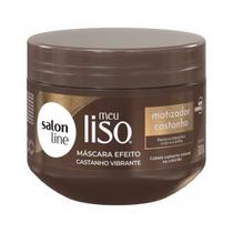 Máscara Matizadora Salon Line Meu Liso Castanho 300g