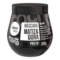 Máscara Matizadora Salon Line Tô De Cacho Matiz Preto 300g