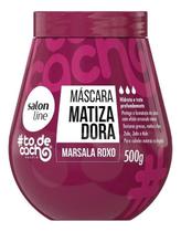 Máscara Matizadora Todecacho Marsala Roxo 500G Salon Line