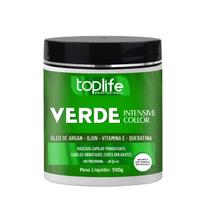 Máscara Matizadora Tonalizante Verde 500g Toplife
