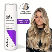 Máscara Matizadora Violeta Loiro Pérola Unik Blond 250 ml Gaboni