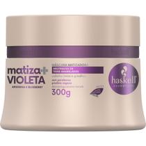 Máscara Matizadora Violeta Matiza+ 300g Haskell Para cabelos loiros e grisalhos Máscara Matizadora Violeta Matiza+ 300g Haskell Para cabelos loiros e grisalhos