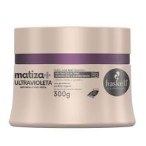 Máscara Matizadora Violeta Matiza+ 300g Haskell Para cabelos loiros e grisalhos