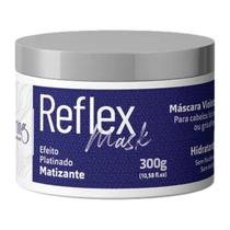 Mascara Matizadora Violeta Matizante Capilar Efeito Platinado Hidratante Reflex Mask Maxilluring 300g