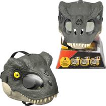 Máscara Mattel Jurassic World Rebirth T-Rex Rage N Roar com LED