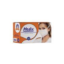 Máscara Medix Tripla Descartável Branca Caixa com 50 Unidades
