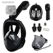 Máscara Mergulho Snorkel G/GG Suporte Gopro Câmera Segunda Geração C/ Acessórios Máscara Mergulho Snorkel G/GG Suporte Gopro Câmera Segunda Geração C/ Acessórios