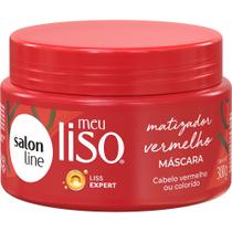 Máscara Meu Liso Matizador Vermelho Salon Line 300g Máscara Meu Liso Matizador Vermelho Salon Line 300g