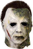 Máscara Michael Myers com Peruca Filme Halloween 1978 Acessório Cosplay Fantasia Assassino Dia das Bruxas Noites Terror - Fantasias do Ó