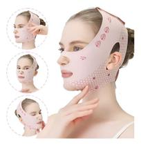 Máscara Modeladora Faixa Facial Lifting Reduz Papada E Rugas