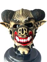 Máscara Monstro Capricórnio Látex Carnaval Fantasia