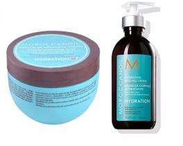 Máscara Moroccanoil 250ml e Creme Hidratante Pentear 300ml