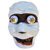 Máscara Mumia Olho Movél Plástica Cosplay Carnaval Halloween
