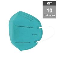 Máscara N95 Respiratória Original Proteção Kn95 Kit 10 Unidades