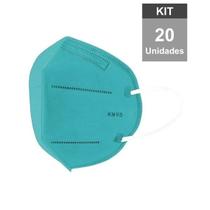 Máscara N95 Respiratória Original Proteção Kn95 Kit 20 Unidades